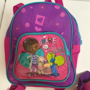 Doc McStuffins Kids Backpack — Purple & Pink